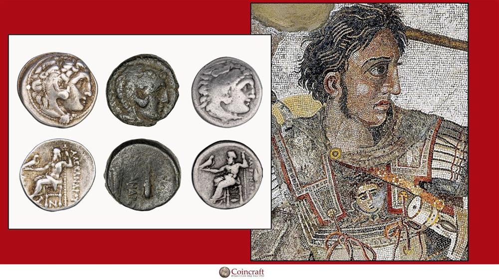 Greek coins Honouring Alexander the Great (former military commander) - Coincraft
